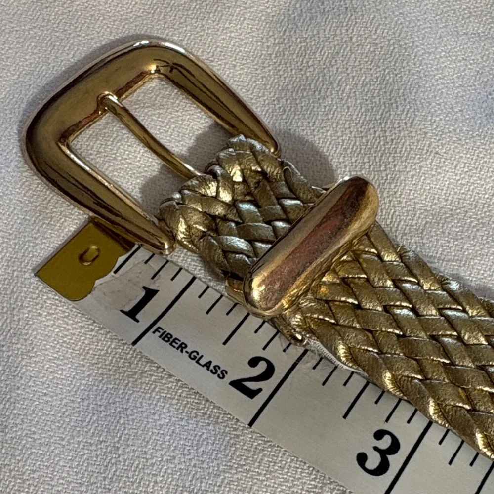 Gold Braided Women's Belt